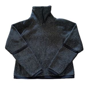 Nike charcoal gray fleece long sleeve pullover NWOT size XS